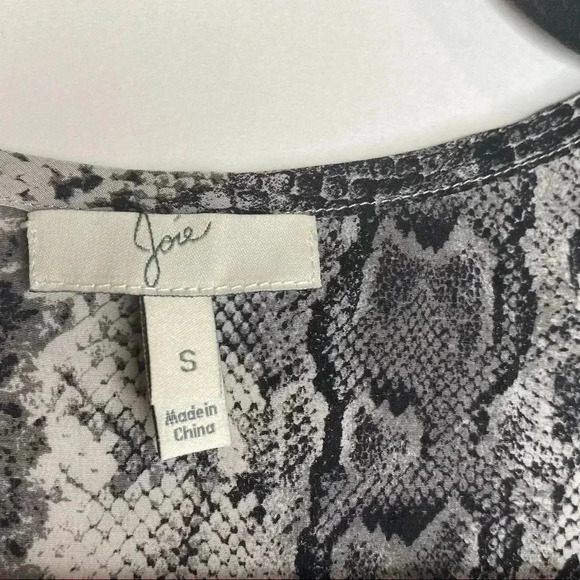 Joie 100% Silk Snake Print Racerback Tank Small​​ - Picture 8 of 14